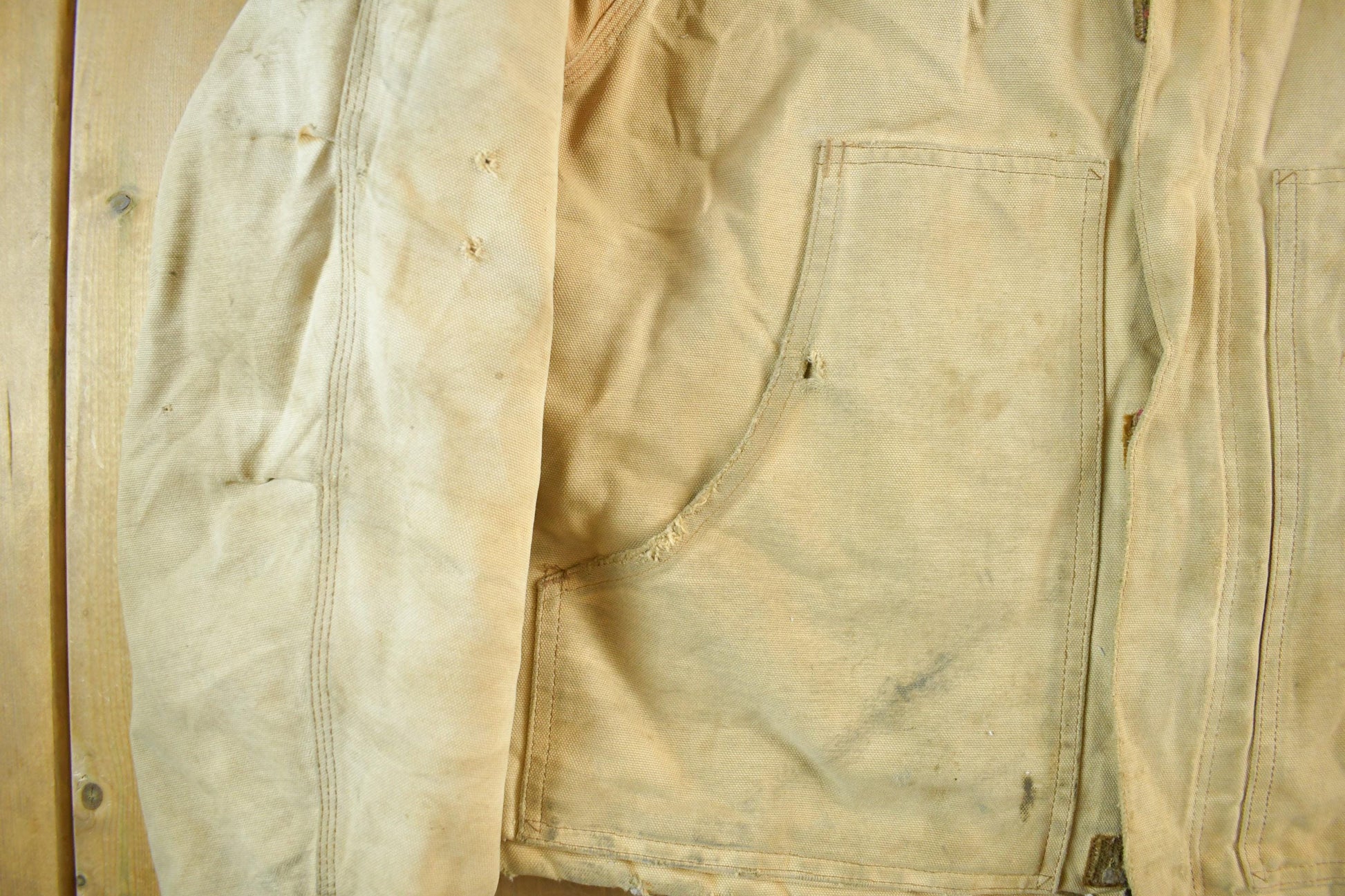 Vintage 1990s Carhartt Canvas Jacket Men's Large from propervintagecanada