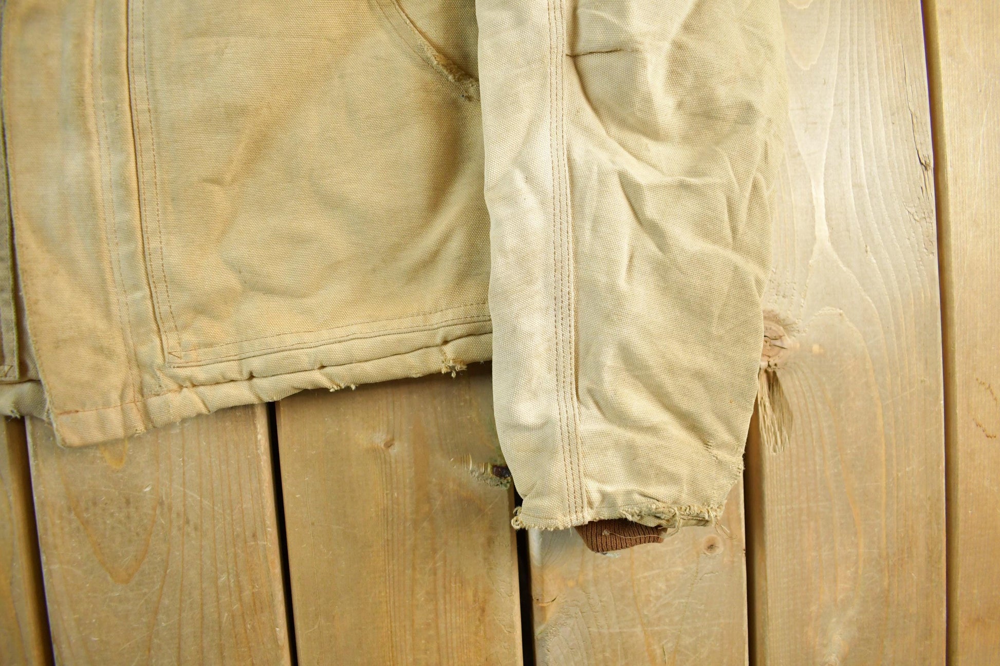 Vintage 1990s Carhartt Canvas Jacket Men's Large from propervintagecanada