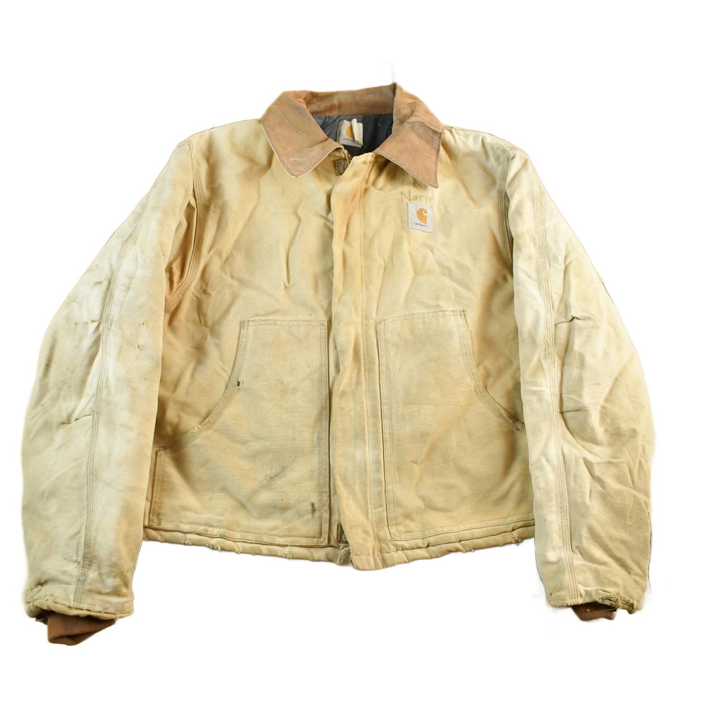 Vintage 1990s Carhartt Canvas Jacket Men's Large from propervintagecanada