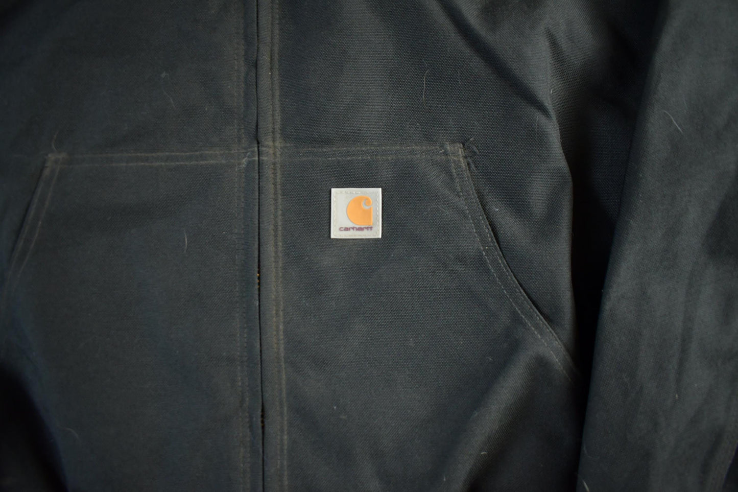 Vintage 1990s Carhartt Canvas Nylon Hooded Jacket Men's 5XL from propervintagecanada