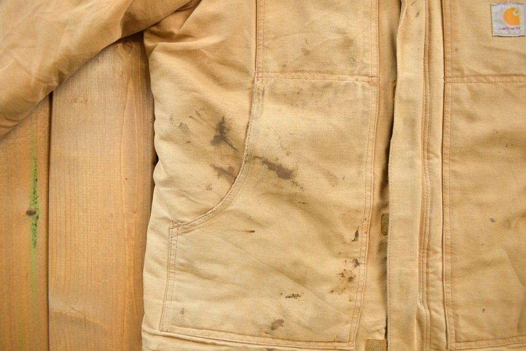 Vintage 1990s Carhartt Canvas Work Jacket Men's XL from propervintagecanada