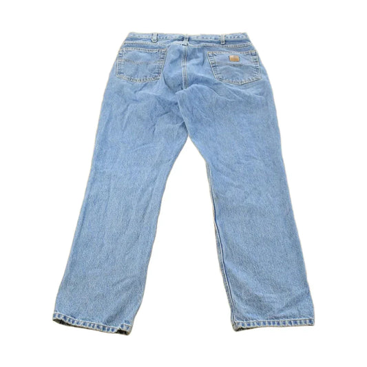 Vintage 1990s Carhartt Carpenter Denim Jeans Men's 36 x 31 from propervintagecanada
