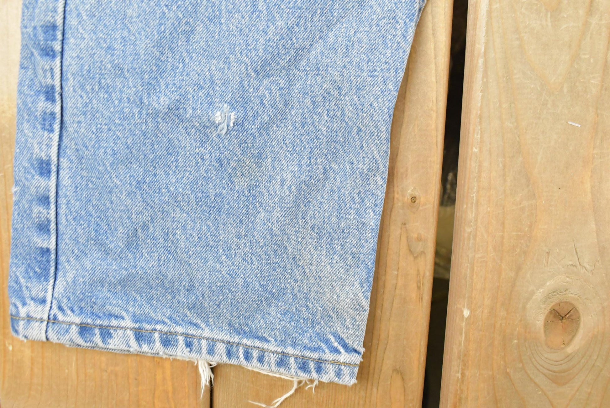 Vintage 1990s Carhartt Carpenter Denim Jeans Men's 36 x 31 from propervintagecanada