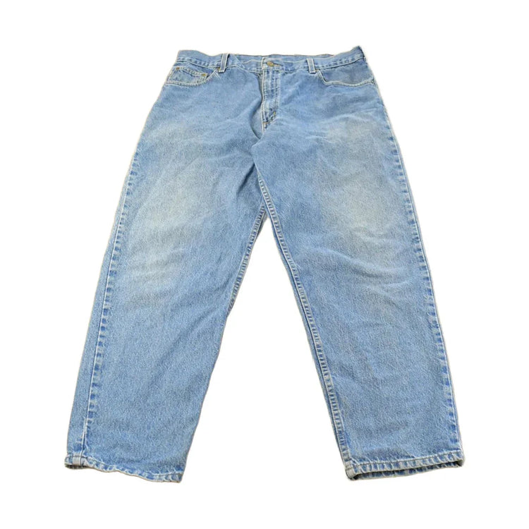 Vintage 1990s Carhartt Carpenter Distressed Denim Jeans Men's 36 x 30 from propervintagecanada
