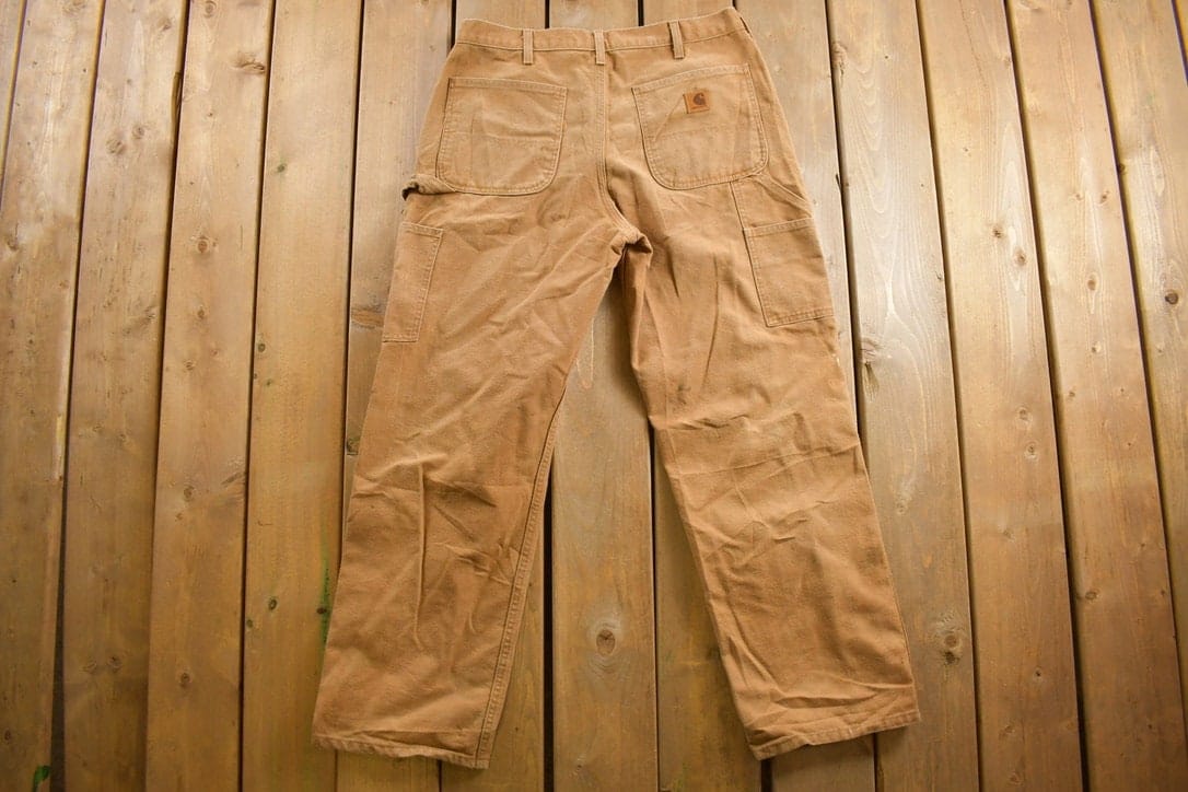 Vintage 1990s Carhartt Carpenter Pants Men's 33 x 29 from propervintagecanada
