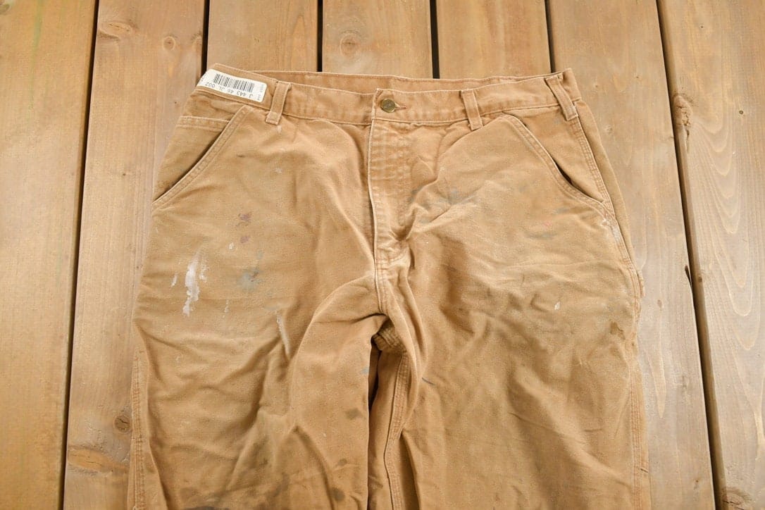 Vintage 1990s Carhartt Carpenter Pants Men's 34 x 30 from propervintagecanada