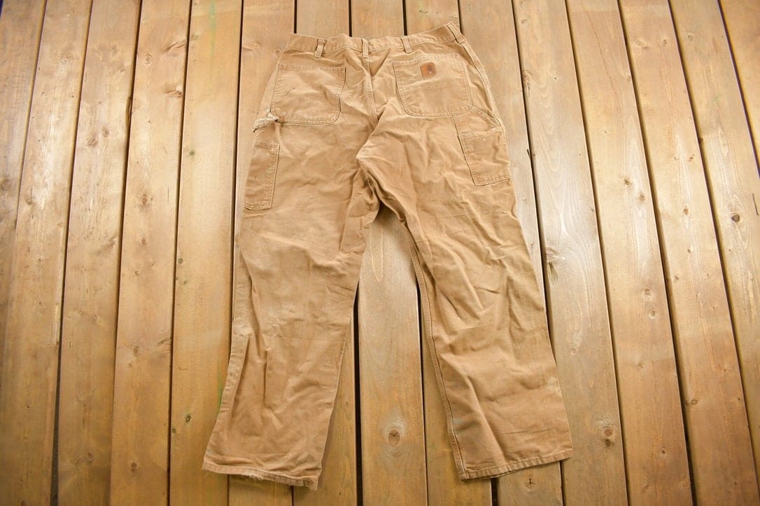 Vintage 1990s Carhartt Carpenter Pants Men's 34 x 30 from propervintagecanada