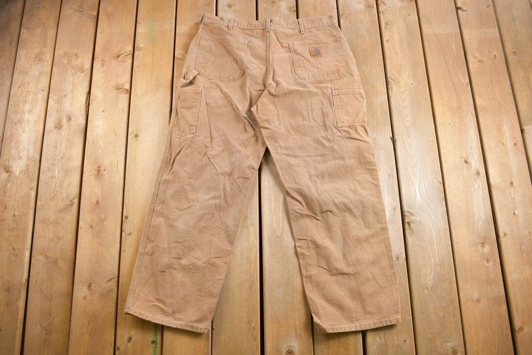 Vintage 1990s Carhartt Carpenter Pants Men's 36 x 29 from propervintagecanada