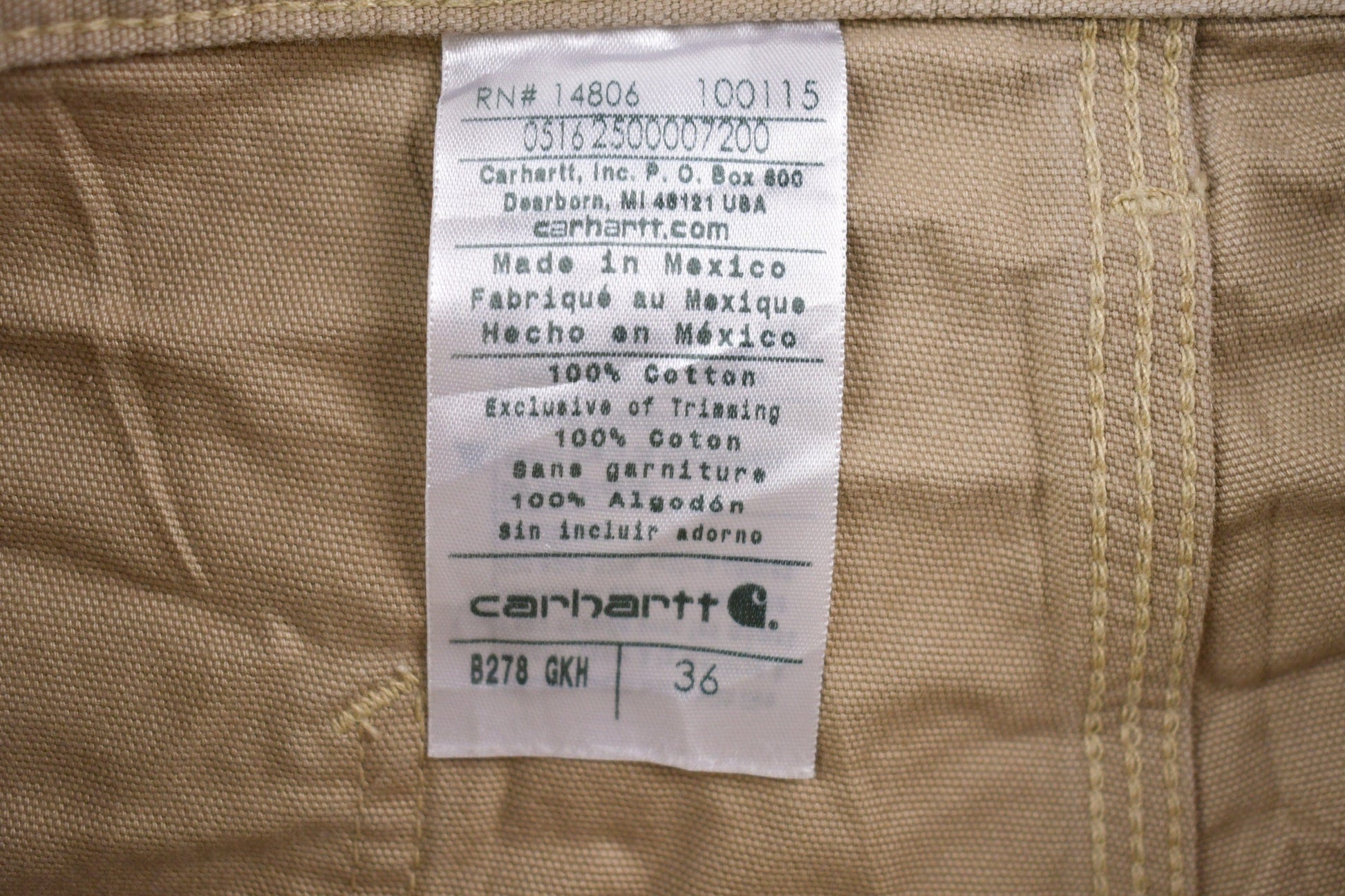 Vintage 1990s Carhartt Carpenter Shorts Men's 36 from propervintagecanada