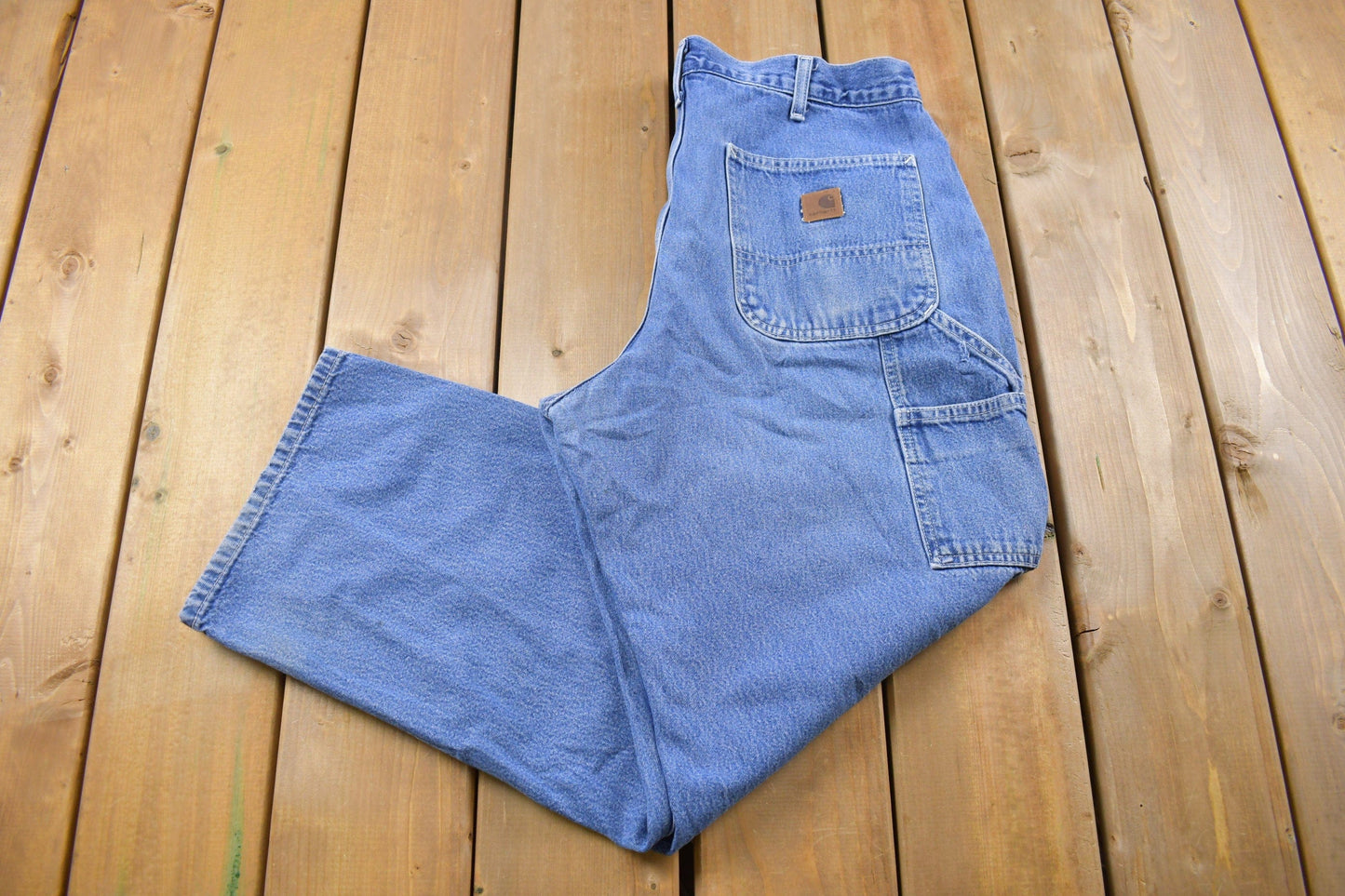 Vintage 1990s Carhartt Carpenter Work Pants Men's 34 x 29 from propervintagecanada