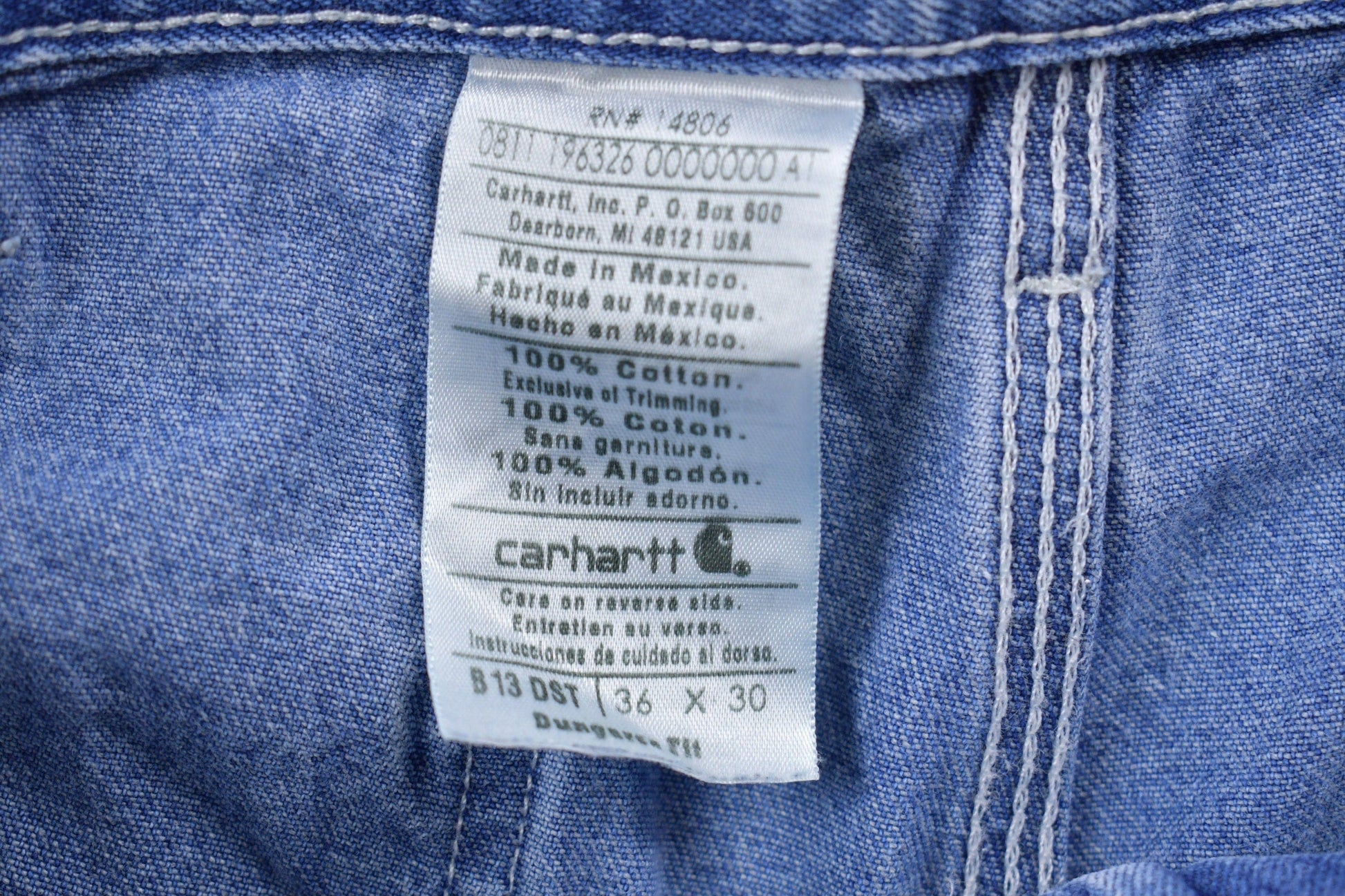 Vintage 1990s Carhartt Carpenter Work Pants Men's 34 x 29 from propervintagecanada