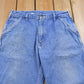 Vintage 1990s Carhartt Carpenter Work Pants Men's 34 x 29 from propervintagecanada