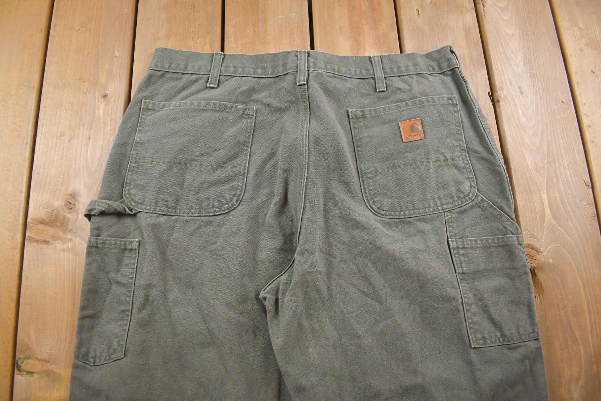 Vintage 1990s Carhartt Carpenter Work Pants Men's 38 x 31 from propervintagecanada