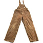 Vintage 1990s Carhartt Chocolate Brown Double Knee Canvas Overalls Men's 38 x 30 from propervintagecanada
