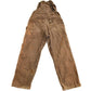 Vintage 1990s Carhartt Chocolate Brown Double Knee Canvas Overalls Men's 38 x 30 from propervintagecanada