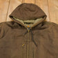 Vintage 1990s Carhartt Chocolate Brown Fleece Lined Work Jacket Men's XL from propervintagecanada