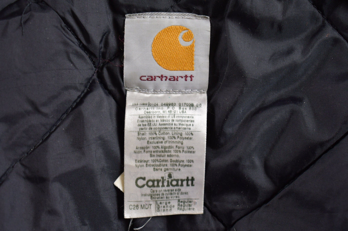 Vintage 1990s Carhartt Chore Coat Men's Large from propervintagecanada