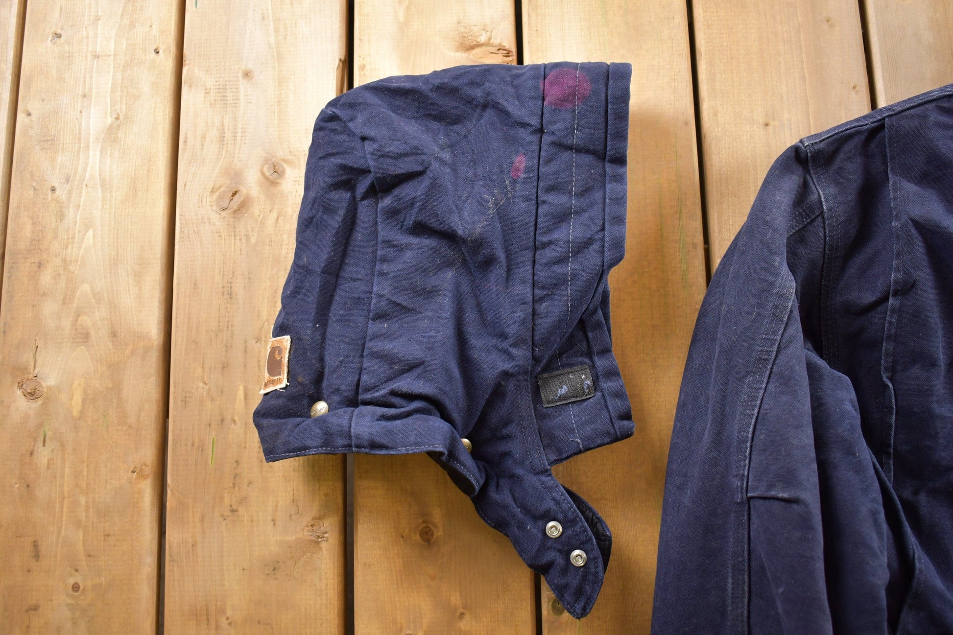 Vintage 1990s Carhartt Chore Coat Men's Large from propervintagecanada