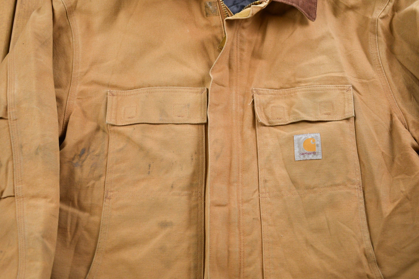 Vintage 1990s Carhartt Chore Jacket Men's 2XL from propervintagecanada