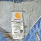Vintage 1990s Carhartt Denim Trucker Jacket Men's 2XL from propervintagecanada