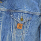 Vintage 1990s Carhartt Denim Trucker Jacket Men's 2XL from propervintagecanada