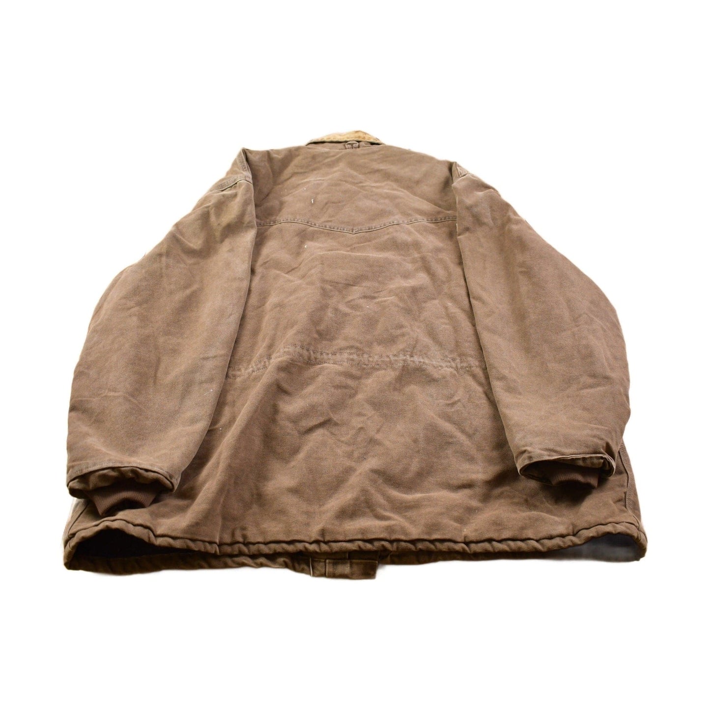 Vintage 1990s Carhartt Diomond Quilt Lined Chore Coat Men's 2XL from propervintagecanada