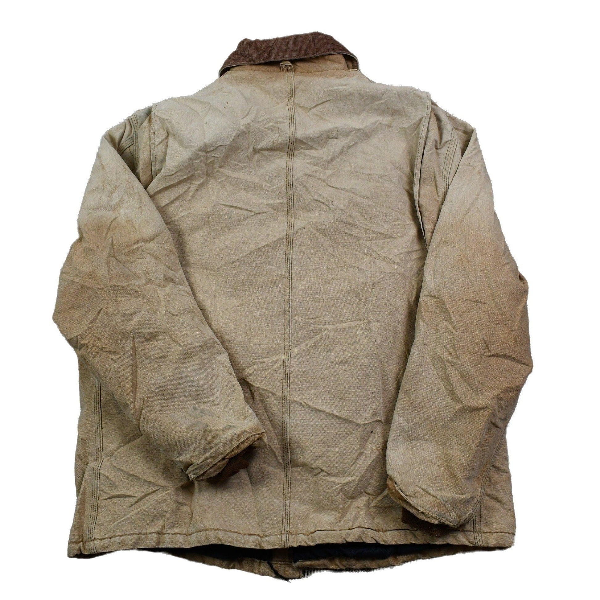 Vintage 1990s Carhartt Distressed Chore Coat Men's XL from propervintagecanada
