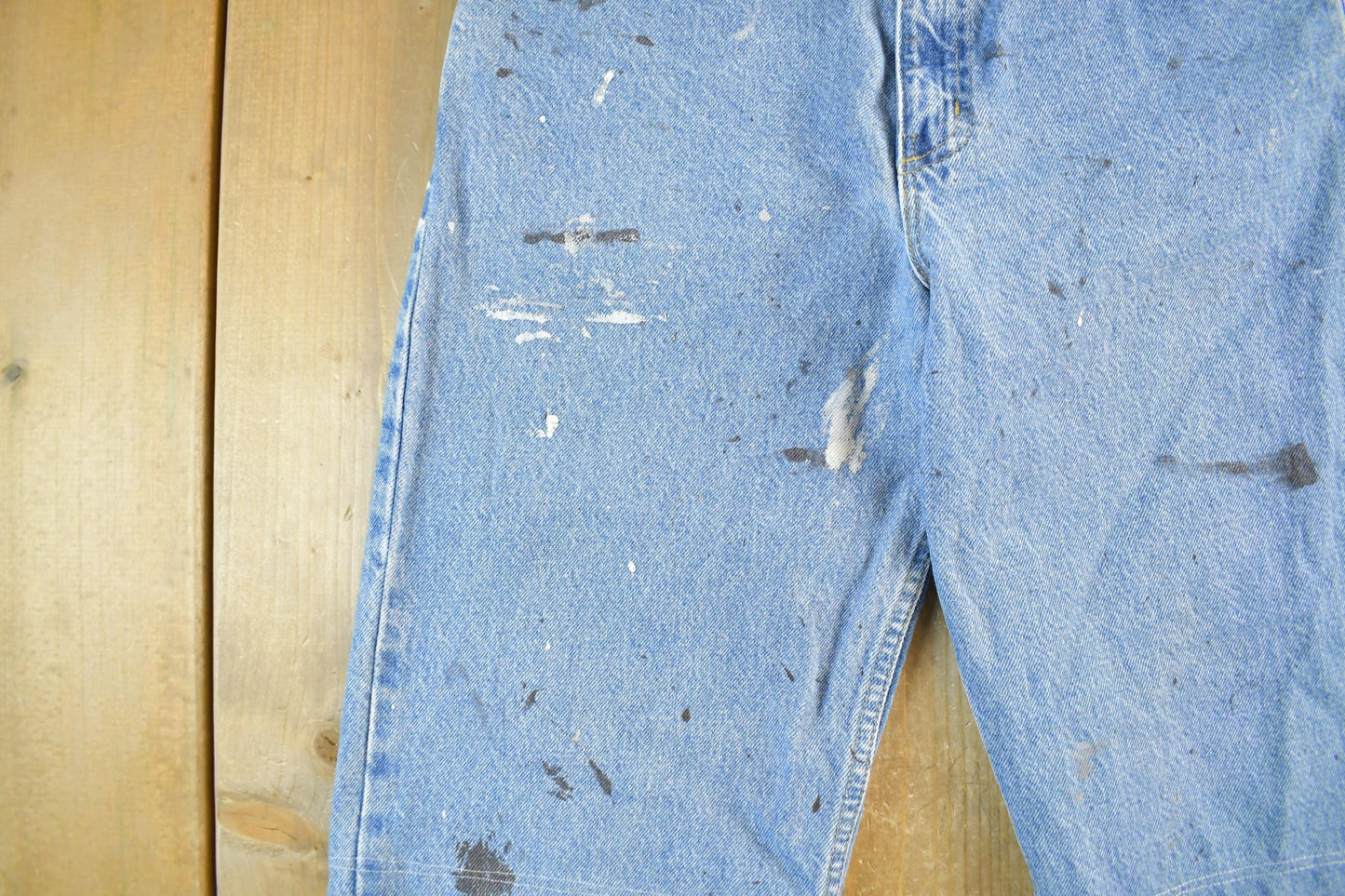 Vintage 1990s Carhartt Distressed Denim Shorts Men's 31 from propervintagecanada