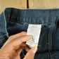 Vintage 1990s Carhartt Distressed Double Knee Denim Work Jeans Men's Large 36 x 30 from propervintagecanada