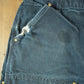 Vintage 1990s Carhartt Distressed Double Knee Denim Work Jeans Men's Large 36 x 30 from propervintagecanada