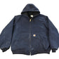 Vintage 1990s Carhartt Distressed Hooded Jacket Men's XL from propervintagecanada