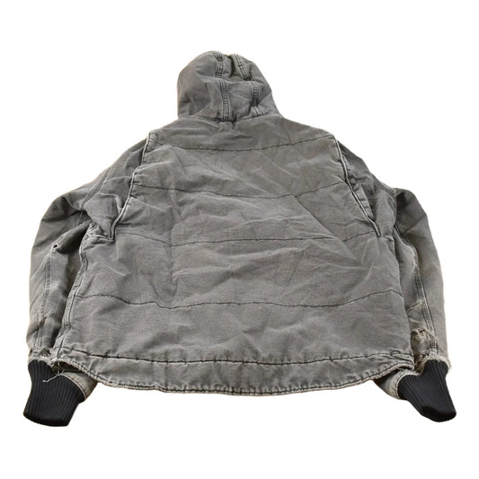 Vintage 1990s Carhartt Distressed Hooded Jacket Men's XL from propervintagecanada