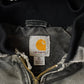 Vintage 1990s Carhartt Distressed Hooded Jacket Men's XL from propervintagecanada