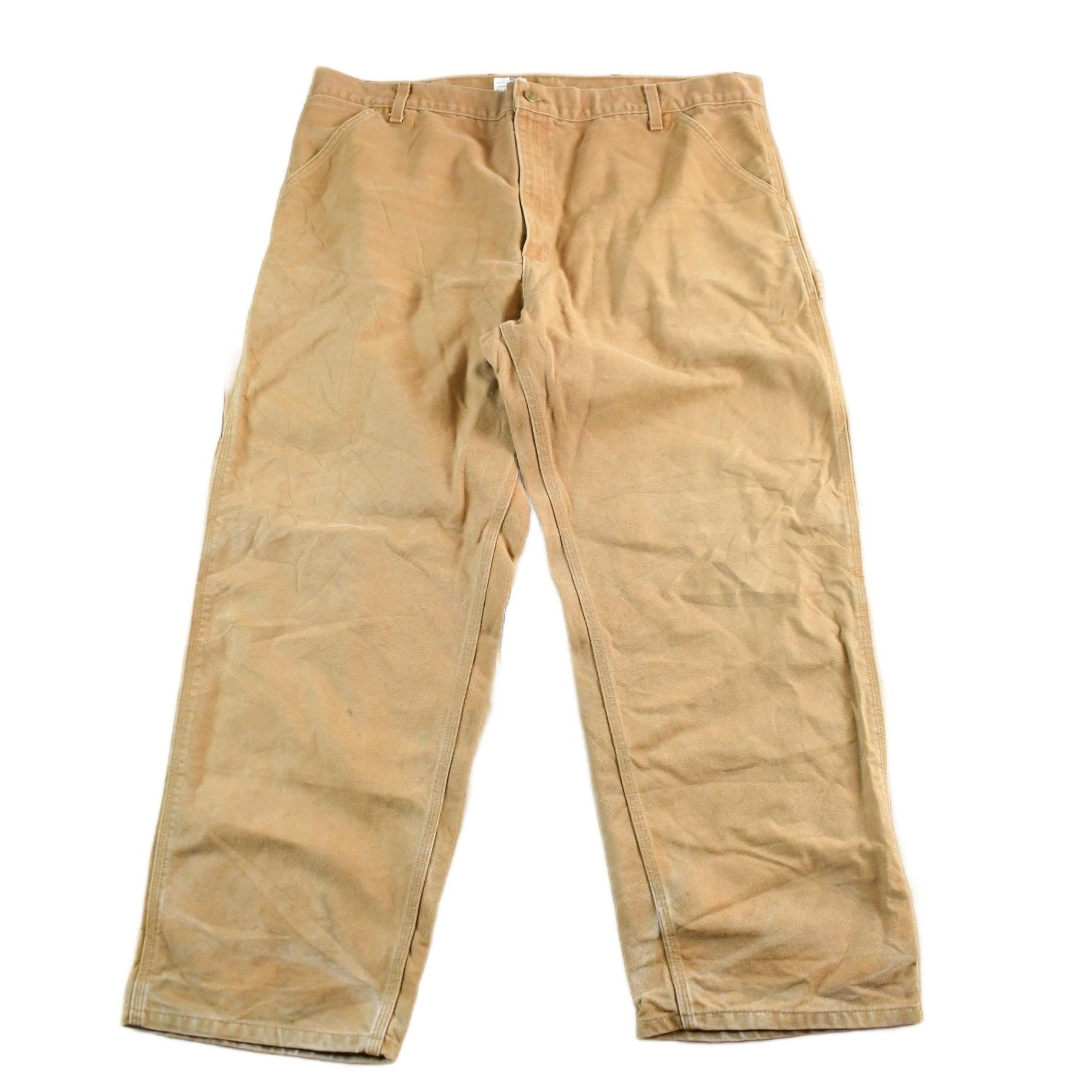 Vintage 1990s Carhartt Distressed Work Pants Men's 40 x 29.5 from propervintagecanada