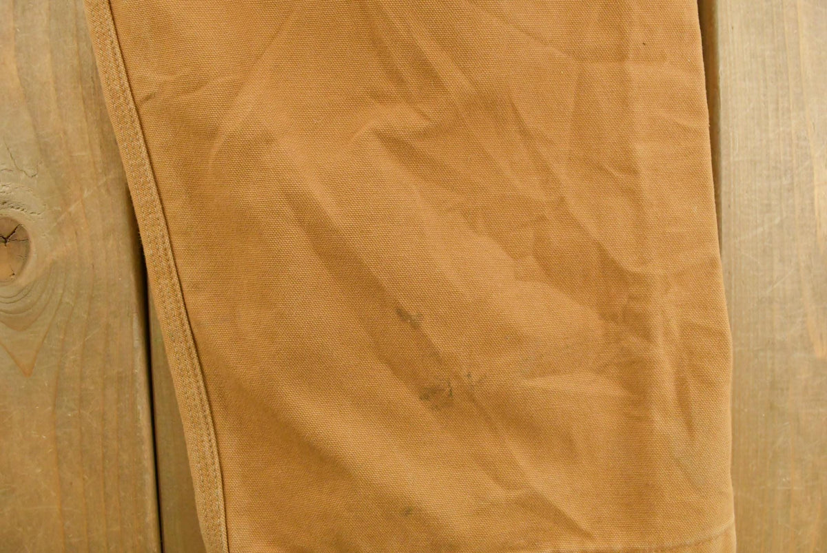 Vintage 1990s Carhartt Double Knee Canvas Bib Overalls Men's 46 x 31 from propervintagecanada