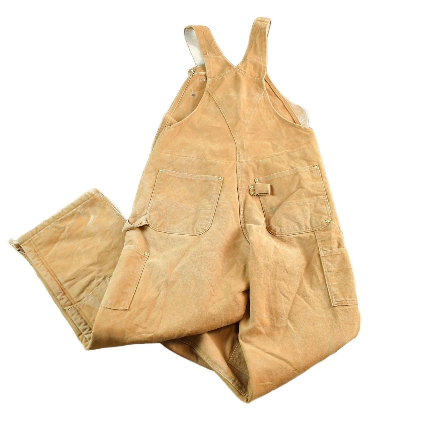Vintage 1990s Carhartt Double Knee Canvas Overalls Men's 34 x 28 from propervintagecanada