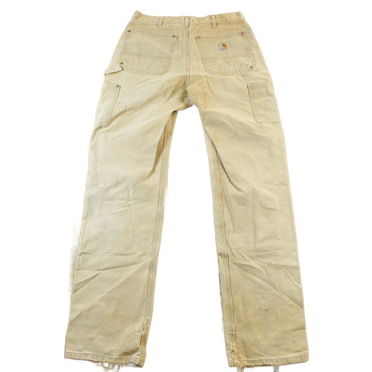 Vintage 1990s Carhartt Double Knee Denim Work Pants Men's Small 30 x 34 from propervintagecanada