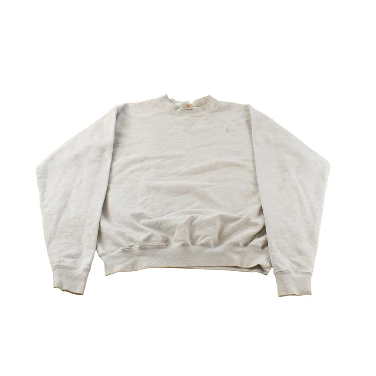 Vintage 1990s Carhartt Embroidered Logo Crewneck Sweatshirt Men's Large from propervintagecanada