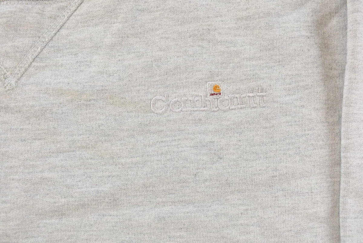 Vintage 1990s Carhartt Embroidered Logo Crewneck Sweatshirt Men's Large from propervintagecanada