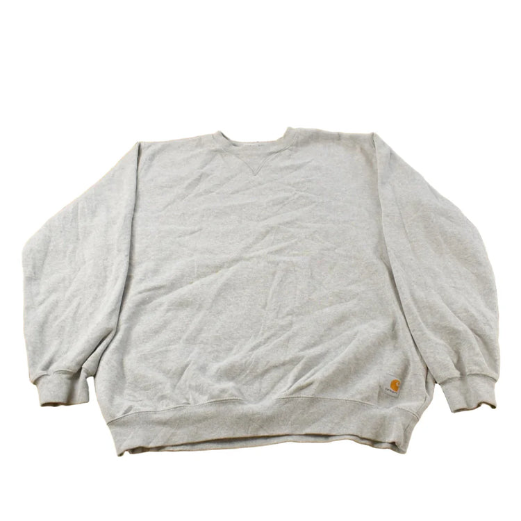 Vintage 1990s Carhartt Embroidered Logo Crewneck Sweatshirt Men's Large Tall from propervintagecanada