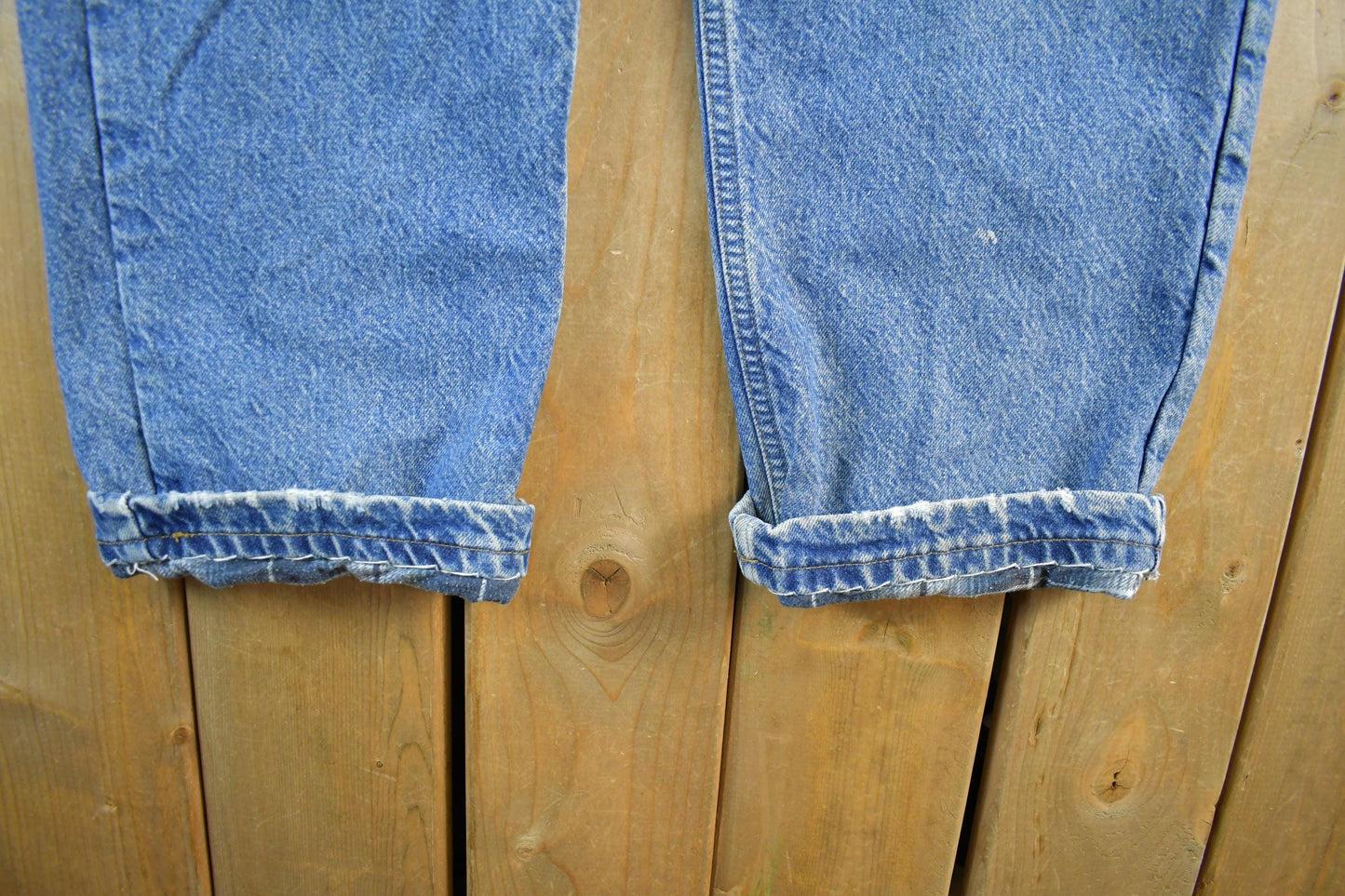 Vintage 1990s Carhartt Flannel Lined Denim Work Jeans Men's 36 x 30 from propervintagecanada