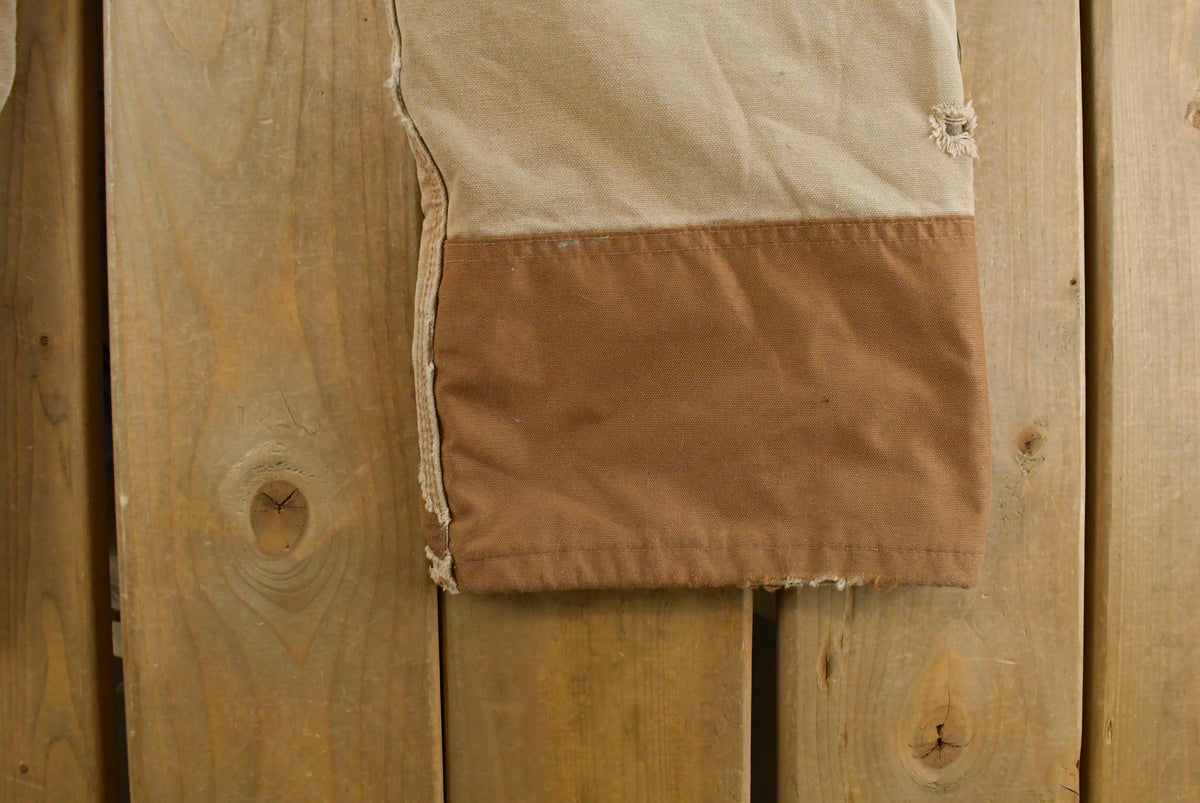 Vintage 1990s Carhartt Fleece Lined Double Knee Work Pants Men's 30 x 29 from propervintagecanada