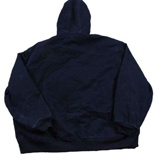 Vintage 1990s Carhartt Full Zip Hooded Workwear Jacket Men's 3XL