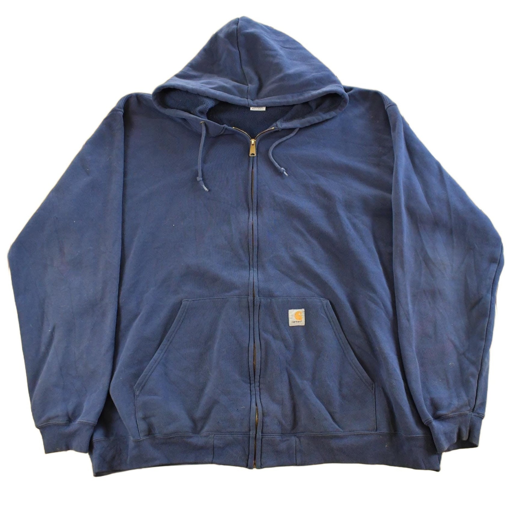 Vintage 1990s Carhartt Full Zip Hoodie Jacket Men's 3XL Tall from propervintagecanada