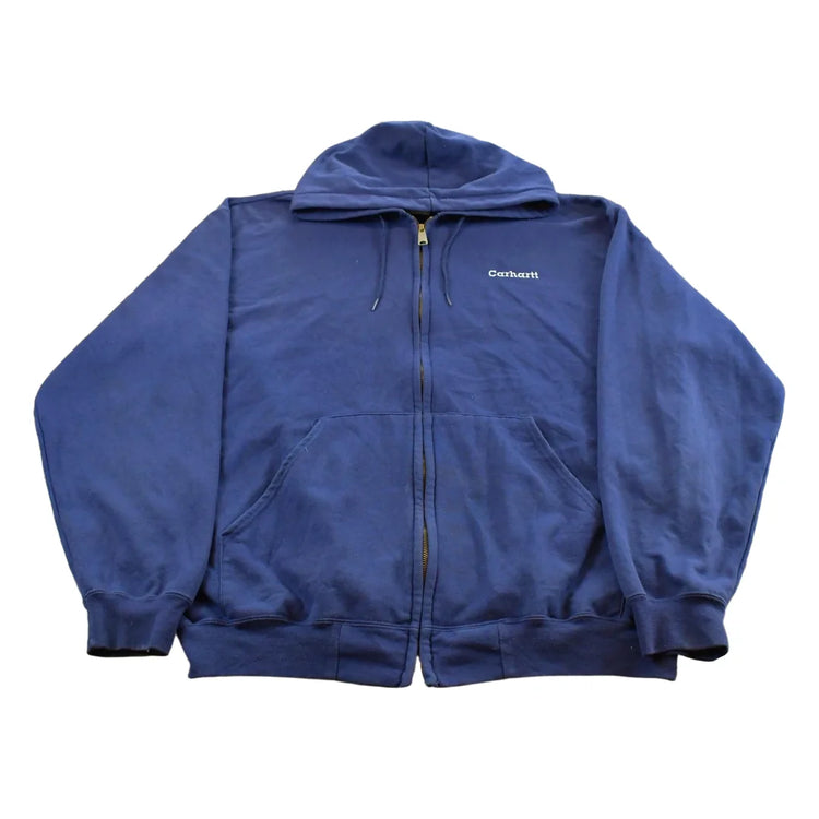 Vintage 1990s Carhartt Full Zip Hoodie Men's XL from propervintagecanada