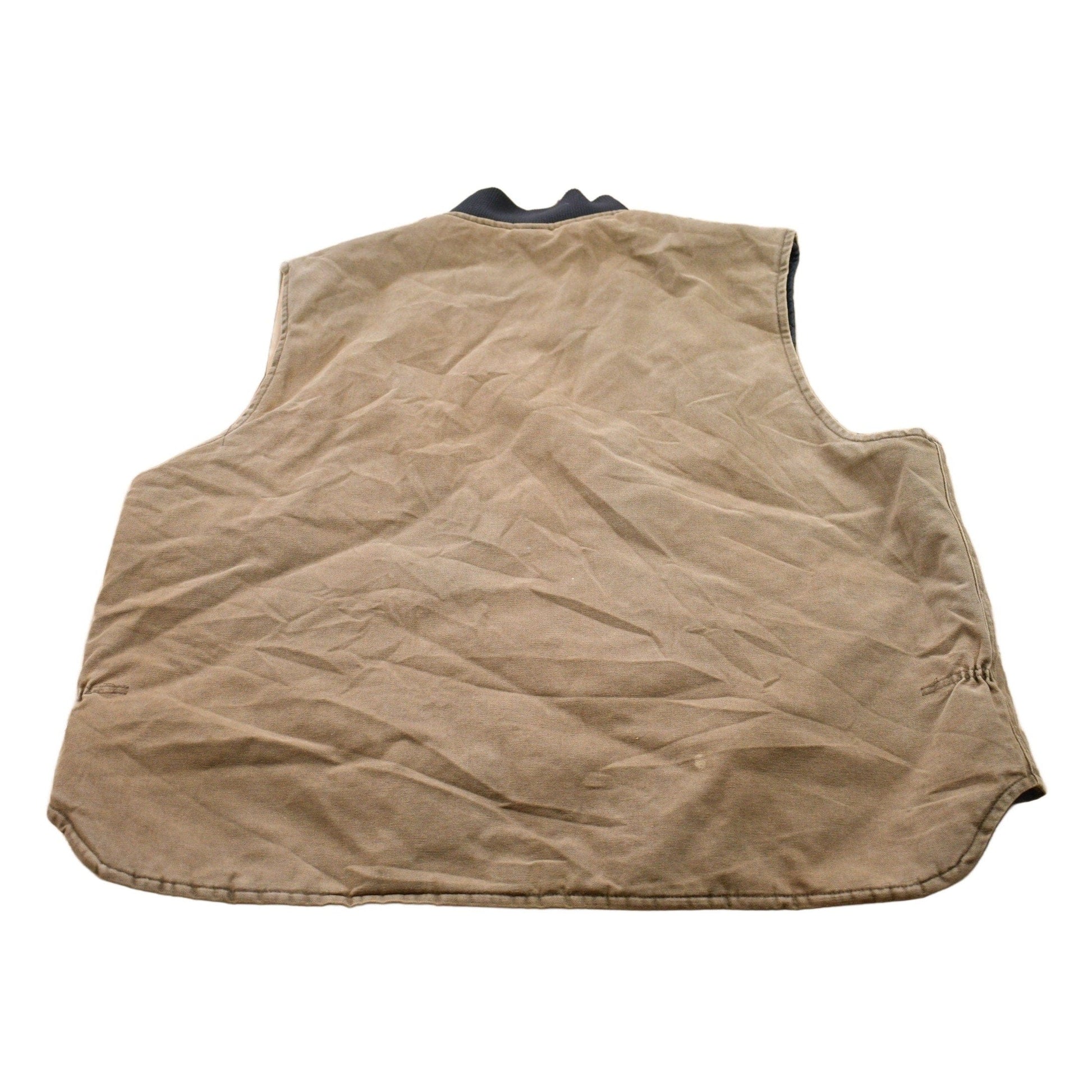 Vintage 1990s Carhartt Full Zip Insulated Vest Men's 3XL from propervintagecanada
