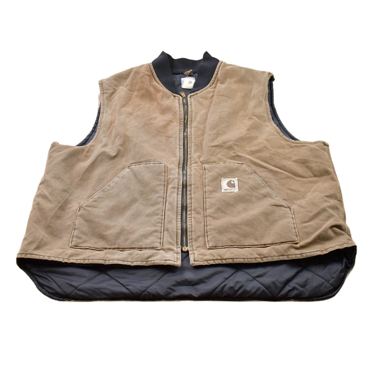 Vintage 1990s Carhartt Full Zip Insulated Vest Men's 3XL from propervintagecanada