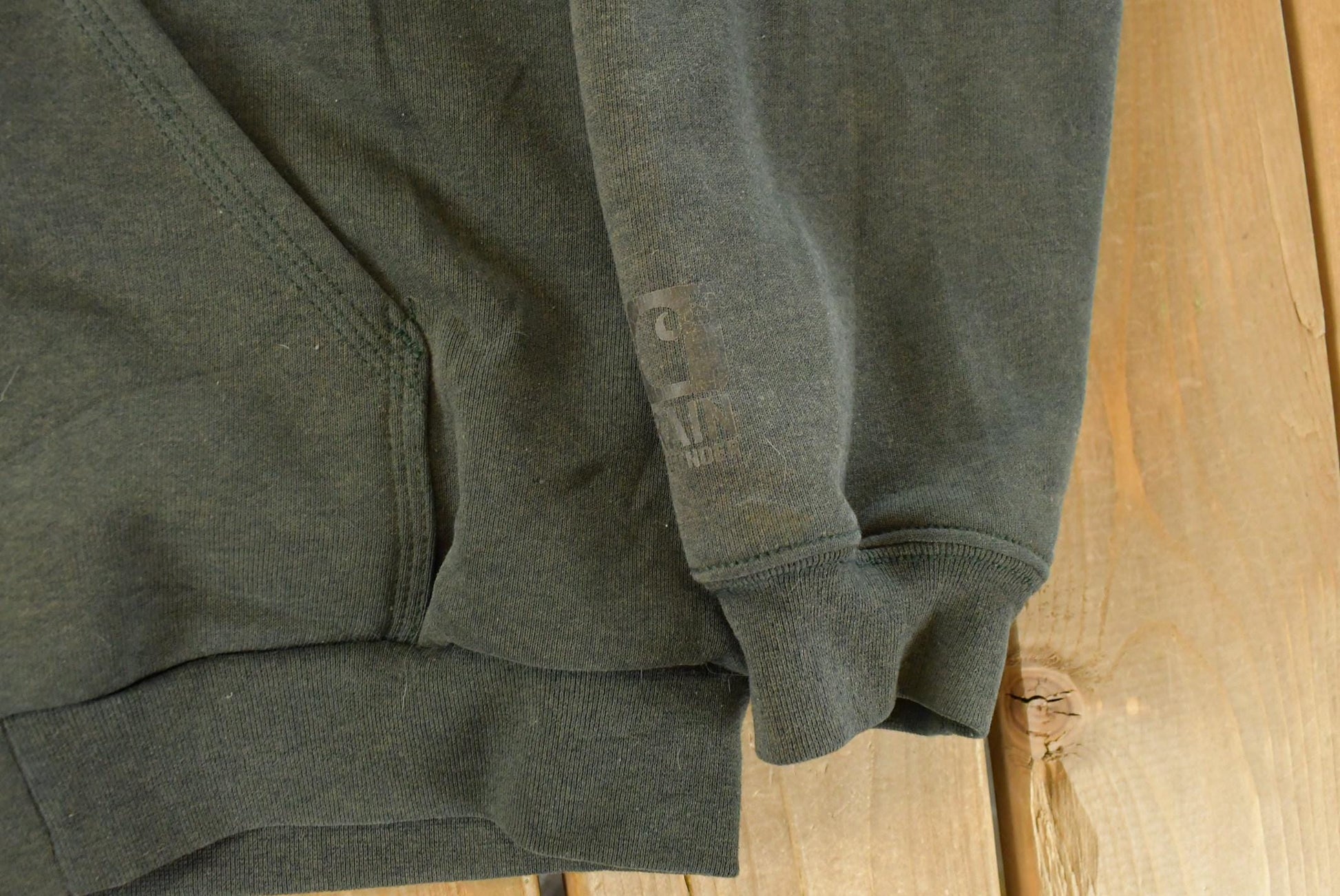 Vintage 1990s Carhartt Full Zip Thermal Lined Hoodie Jacket Men's Medium from propervintagecanada
