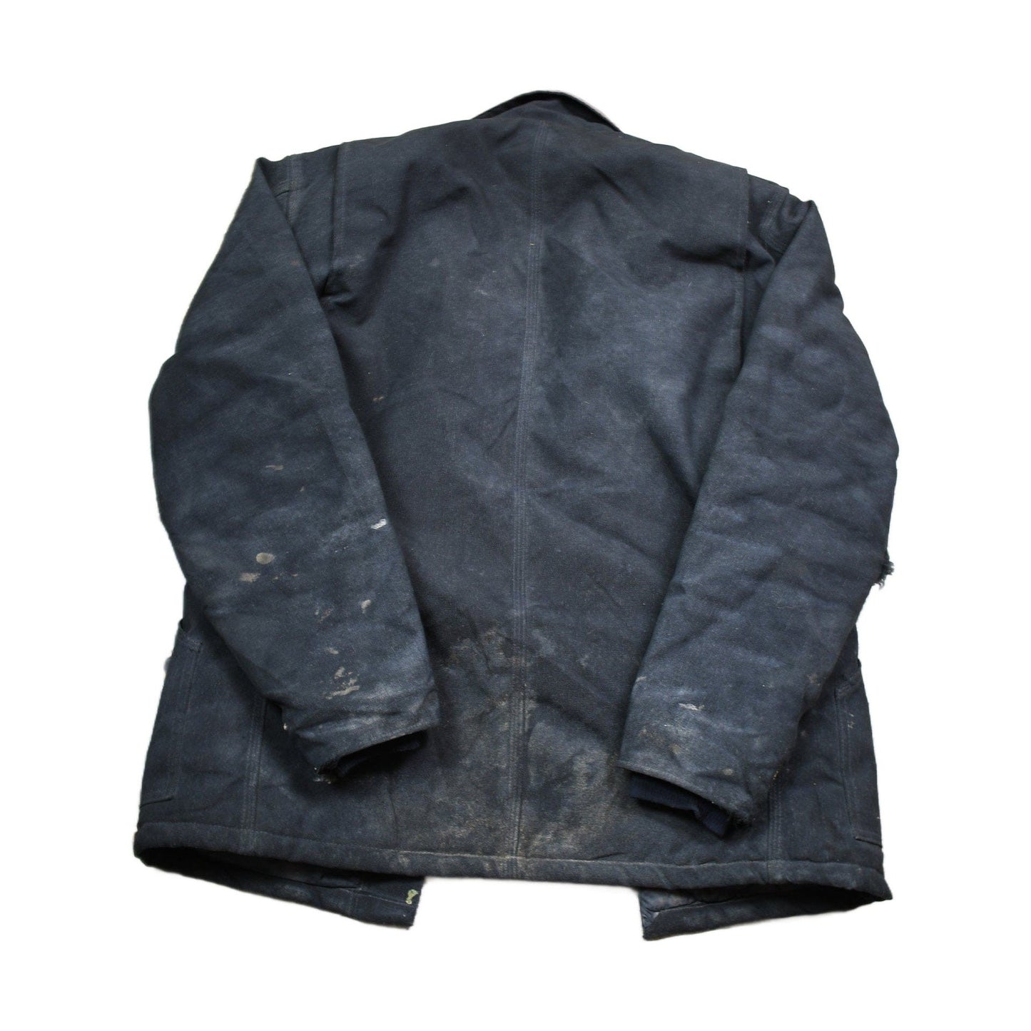 Vintage 1990s Carhartt Full Zip Workwear Chore Coat / Streetwear Fashion / 80s 90s Denim / Canvas Bomber Jacket / Distressed Carhartt from propervintagecanada