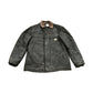 Vintage 1990s Carhartt Full Zip Workwear Chore Coat / Streetwear Fashion / 80s 90s Denim / Canvas Bomber Jacket / Distressed Carhartt from propervintagecanada